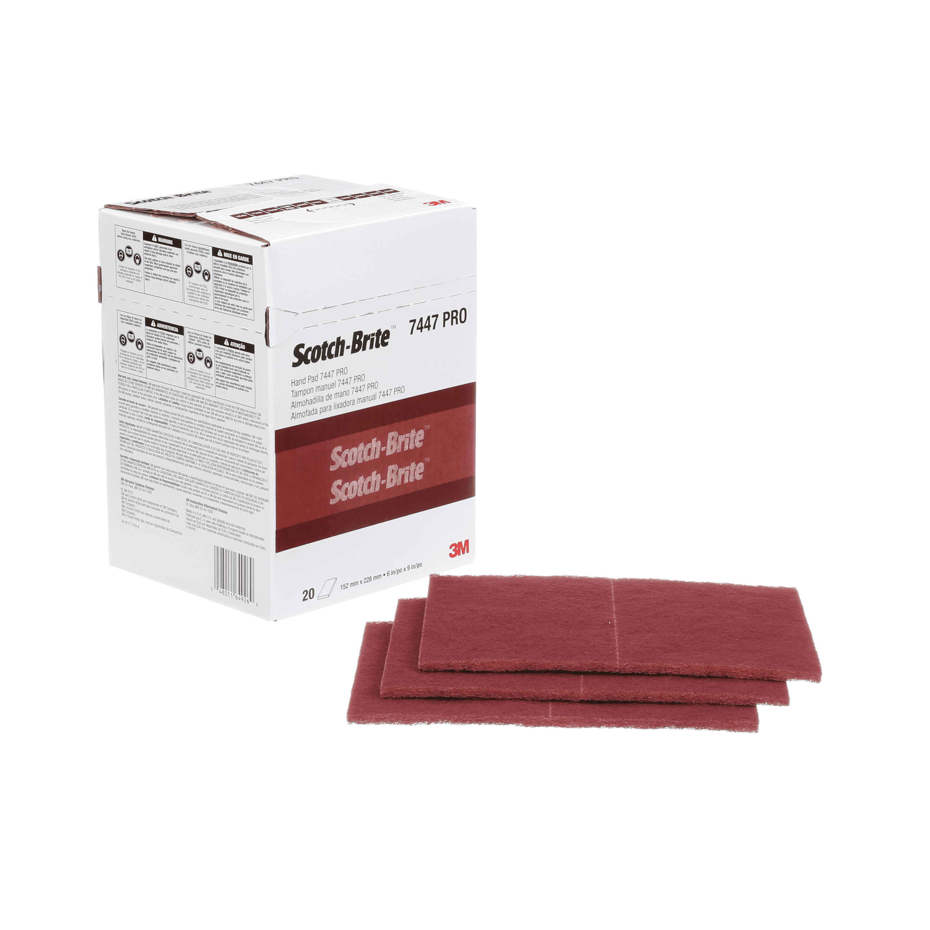 3M Scotch-Brite Handpad 7447