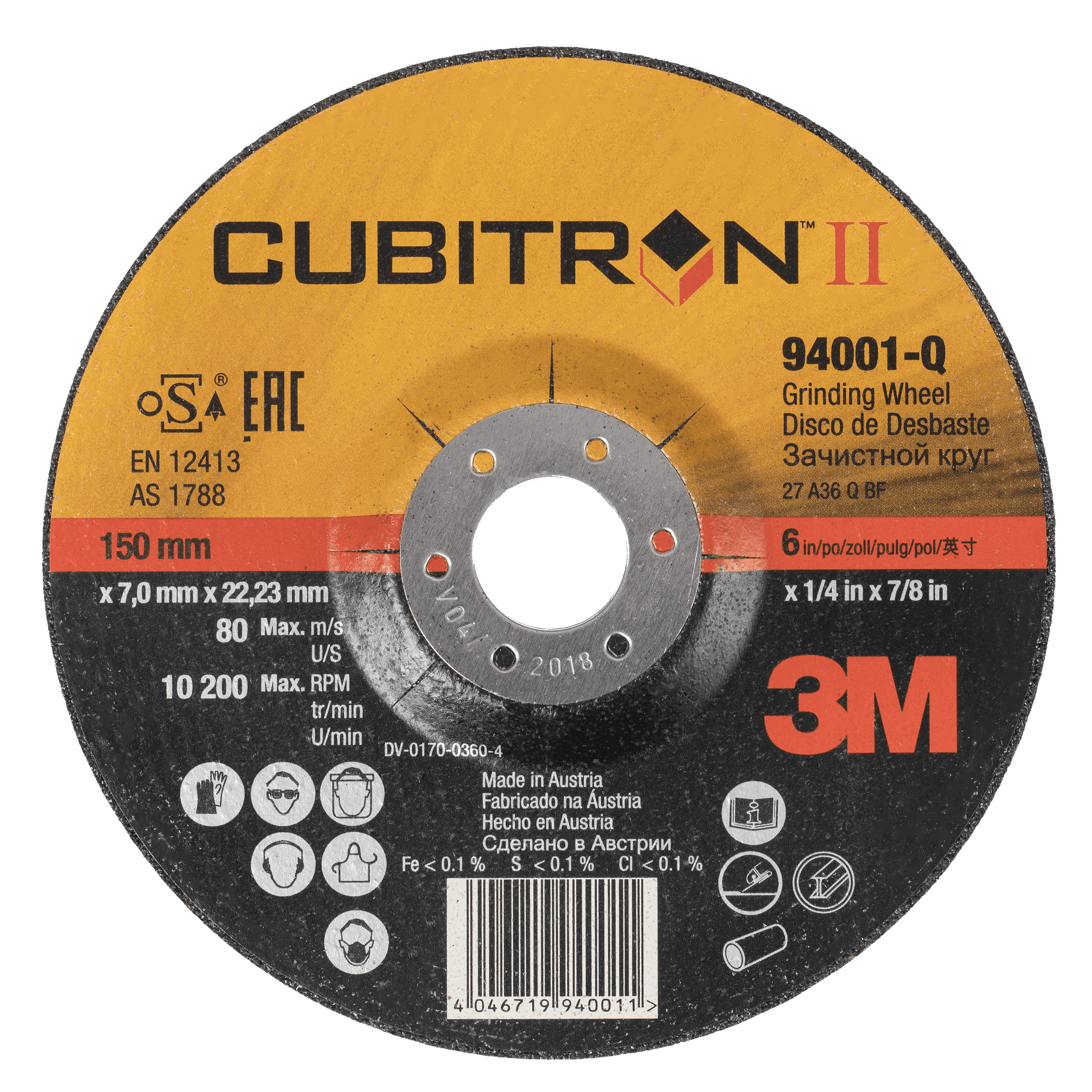 3M Cubitron II Schruppscheibe